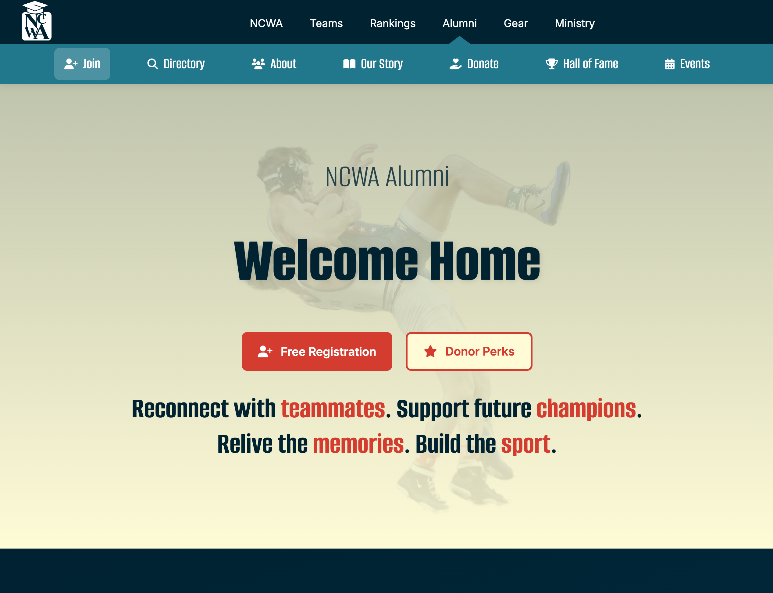 NCWA Alumni Platform Public Site